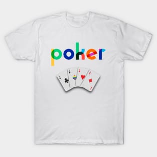 LGBT Poker Player T-Shirt